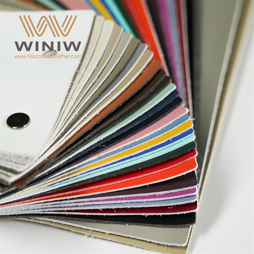 Heat-Resistant PU Leather Waterproof Suppliers Micro Fiber Leather is a high-quality automotive artificial skin nappa.
