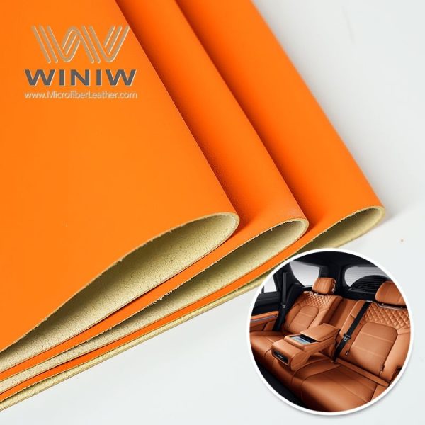 0.4mm Scratch Resistant Making Auto Seat Upholstery PU Mircrofiber Leather Material - WINIW Automotive Leather - Image 5