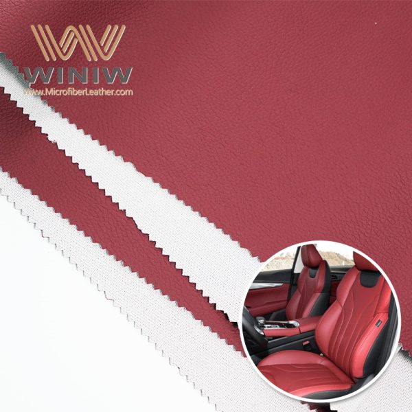 Microfiber PU Leather Auto Upholstery Fabric