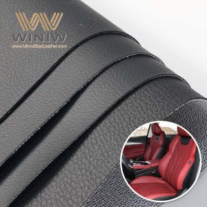 Microfiber Textured Leather Fabric For Car Seat