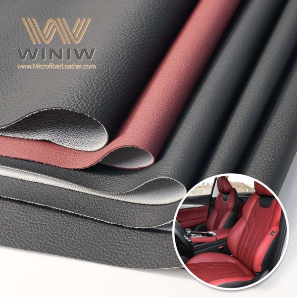 Vegan Microfiber Leather Cloth For Making Car Seats Material