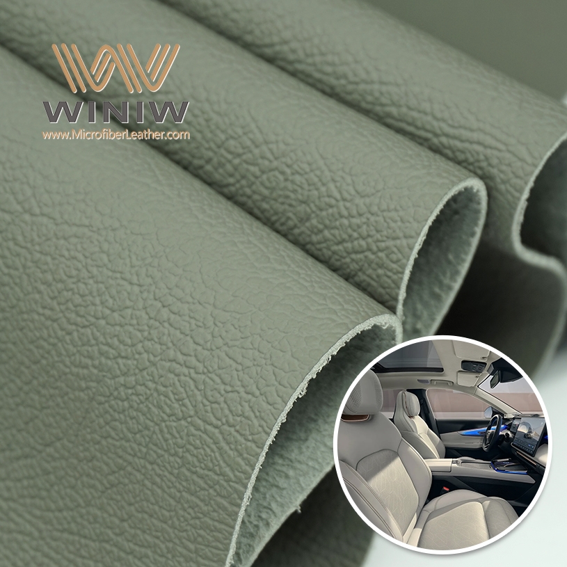 Quality vehicle upholstery material - Synthetic Suede Fabric Wholesale, Red Leather Interior For Cars Factory