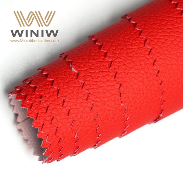 1.2mm Micro PU Faux Artificial Leather Automotive Upholstery Fabric - Image 4
