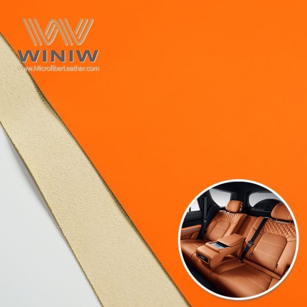 1.2mm Soft Perforated Leather Fabric Auto Seat Upholstery Material - Image 5