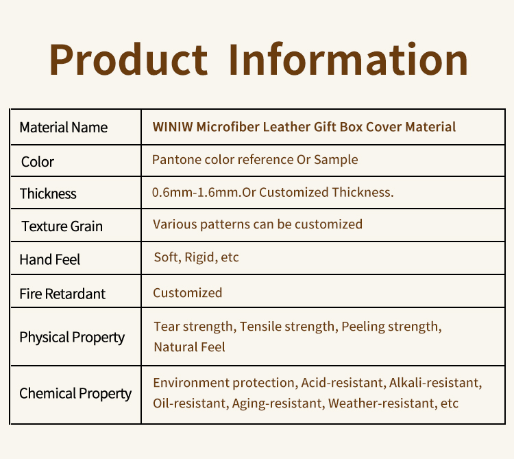 WINIW Pu Leather Durable Factory Company Factory Wholesale Micro Suede ManufacturersK series features OEKO-TEX.