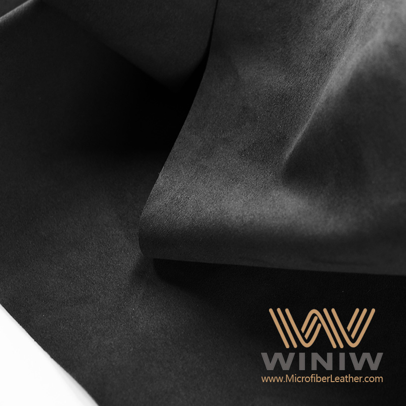 The material is suede-like in texture and appearance, soft to the touch, and provides a high-end look and feel