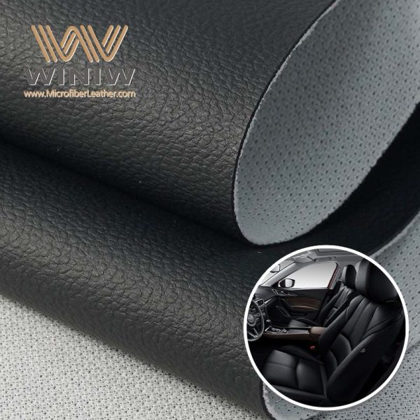 0.5mm Design And Style Automotive Upholstery Microfiber Embossed Leather - Image 5