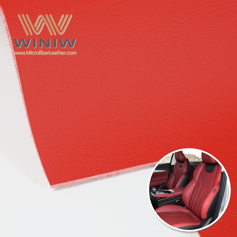 Durable car interior fabric - Red Leather Interior For Cars Factory