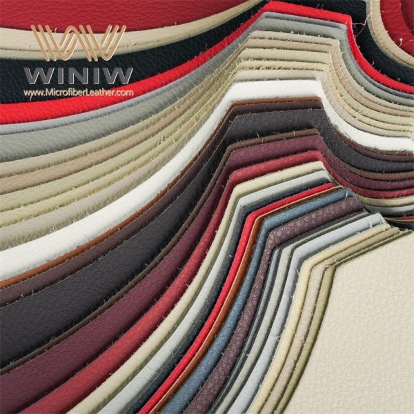Highly Customizable Microfiber Vegan Materials Syn Leather For Car Seats - Image 4