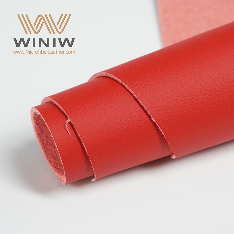 High quality automotive material - Red Leather Interior For Cars Factory, Demetra Vegan Leather Manufacturer