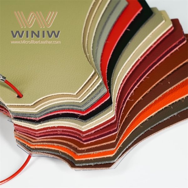 Reliable Micro Fiber PU Coated Leather Car Upholstery Fabrics Material - Image 4
