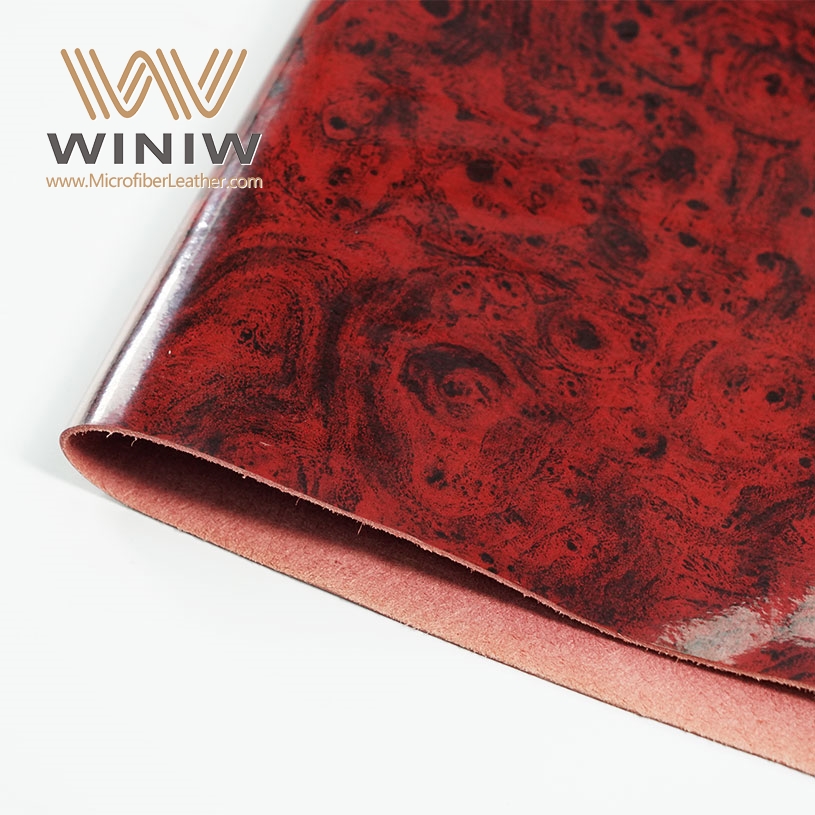 Premium leather product - Demetra Vegan Leather Manufacturer, Red Leather Interior For Cars Factory